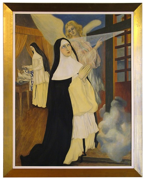 Tableau représentant Catherine de Saint-Augustin, peint en 1943 par Alfred Pellan.
